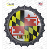 Maryland State Flag Novelty Bottle Cap Sticker Decal Small