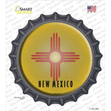 New Mexico State Flag Novelty Bottle Cap Sticker Decal Small