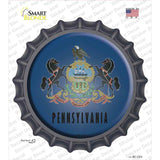 Pennsylvania Flag Novelty Bottle Cap Sticker Decal Small