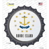 Rhode Island State Flag Novelty Bottle Cap Sticker Decal Small