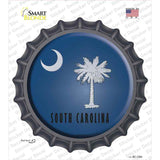 South Carolina State Flag Novelty Bottle Cap Sticker Decal Small