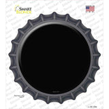 Black Novelty Bottle Cap Sticker Decal