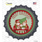 Merry Christmas Family Novelty Bottle Cap Sticker Decal Small