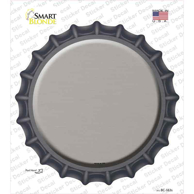 Tan Novelty Bottle Cap Sticker Decal
