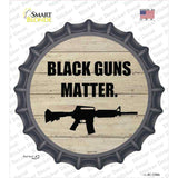 Black Guns Matter Novelty Bottle Cap Sticker Decal Small