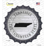 Tennessee Volunteer State Wholesasle Novelty Bottle Cap Sticker Decal Small