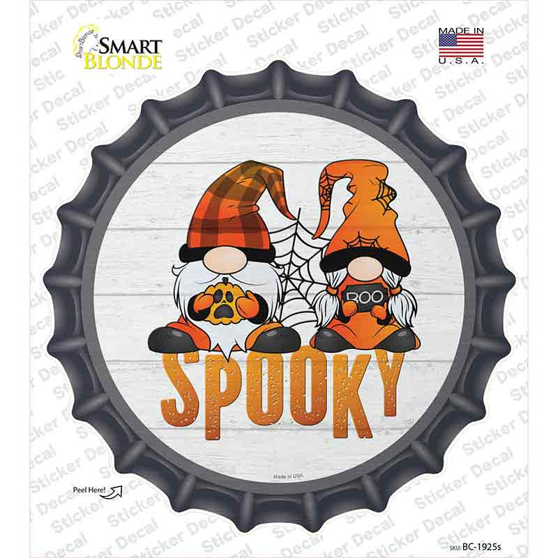 Spooky Gnomes Novelty Bottle Cap Sticker Decal Small