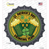 St Patricks Day Drinking Team Novelty Bottle Cap Sticker Decal BC-2055s