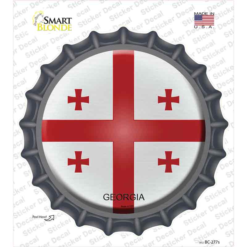 Georgia Country Novelty Bottle Cap Sticker Decal