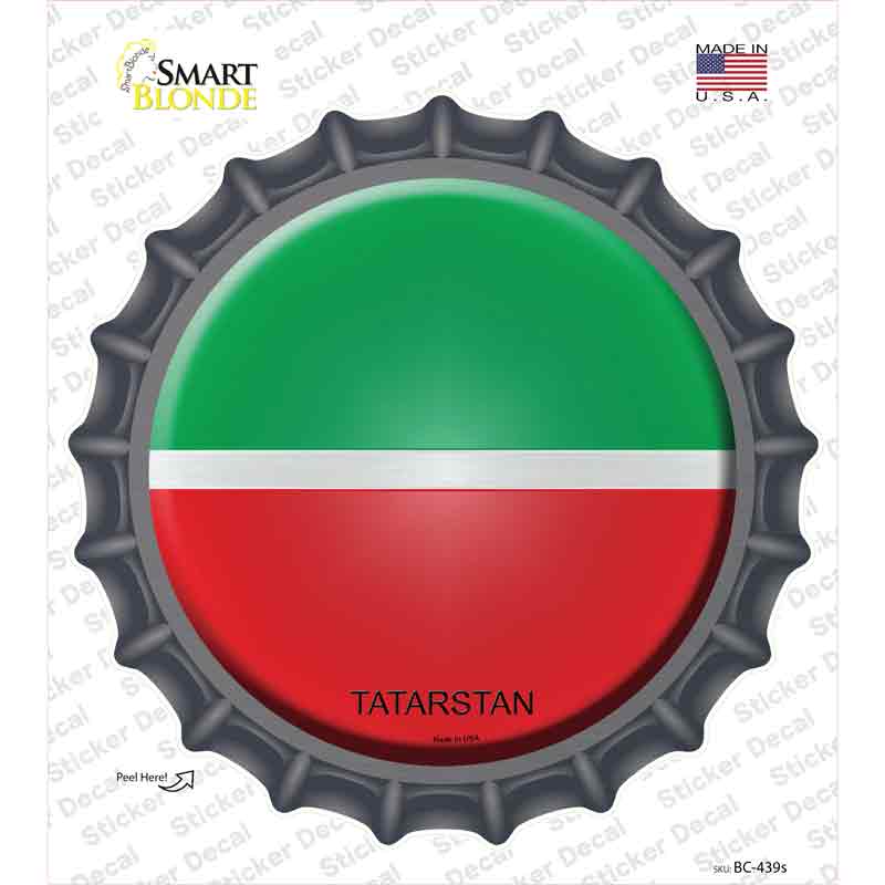 Tatarstan Country Novelty Bottle Cap Sticker Decal