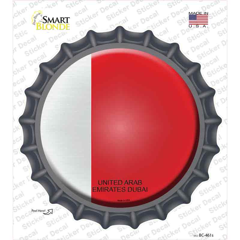 UN Arab Emirates Dubai Novelty Bottle Cap Sticker Decal