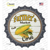 Farmers Market Corn Novelty Bottle Cap Sticker Decal Small