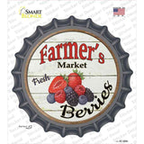 Farmers Market Berries Novelty Bottle Cap Sticker Decal Small