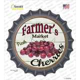 Farmers Market Cherries Novelty Bottle Cap Sticker Decal Small