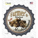 Farmers Market Mushrooms Novelty Bottle Cap Sticker Decal Small