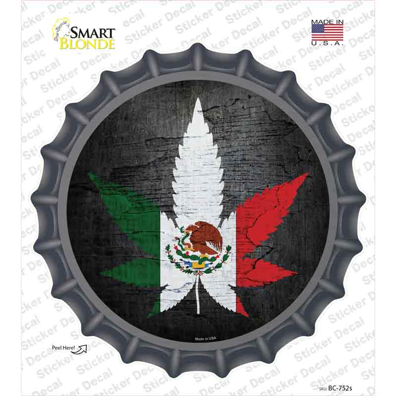 Mexican Pot Novelty Bottle Cap Sticker Decal Small