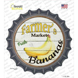 Farmers Market Bananas Novelty Bottle Cap Sticker Decal Small