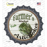 Farmers Market Artichokes Novelty Bottle Cap Sticker Decal Small