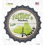 Farmers Market Pears Novelty Bottle Cap Sticker Decal Small