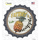 Farmers Market Pineapple Novelty Bottle Cap Sticker Decal Small