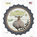 Farmers Market Garlic Novelty Bottle Cap Sticker Decal Small