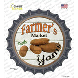 Farmers Market Yams Novelty Bottle Cap Sticker Decal Small