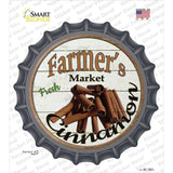 Farmers Market Cinnamon Novelty Bottle Cap Sticker Decal Small