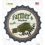 Farmers Market Thyme Novelty Bottle Cap Sticker Decal Small