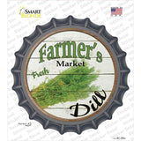 Farmers Market Dill Novelty Bottle Cap Sticker Decal Small