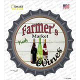 Farmers Market Wines Novelty Bottle Cap Sticker Decal Small