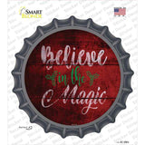 Believe In Magic Novelty Bottle Cap Sticker Decal