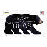 Sister Arrow Novelty Bear Sticker Decal Small