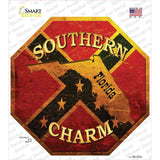 Southern Charm Florida Novelty Octagon Sticker Decal Small