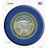 Nebraska State Flag Novelty Circle Sticker Decal
