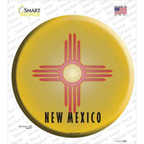 New Mexico State Flag Novelty Circle Sticker Decal Small