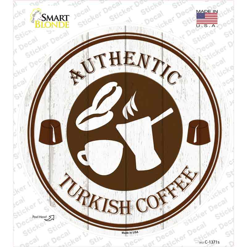 Authentic Turkish Novelty Circle Sticker Decal Small