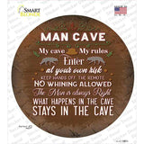 No Whining In Cave Novelty Circle Sticker Decal Small