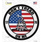 1776 US Flag Gadsden Novelty Circle Sticker Decal Small