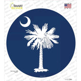 South Carolina Flag Novelty Circle Sticker Decal Small