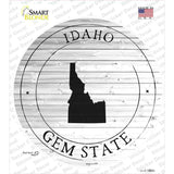 Idaho Gem State Novelty Circle Sticker Decal Small