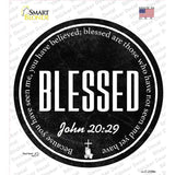 Blessed Bible Verse Novelty Circle Sticker Decal C-2104s