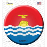 Kiribati Country Novelty Circle Sticker Decal