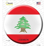 Lebanon Country Novelty Circle Sticker Decal