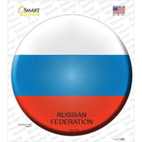 Russian Federation Country Novelty Circle Sticker Decal