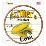 Farmers Market Corn Novelty Circle Sticker Decal Small