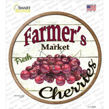 Farmers Market Cherries Novelty Circle Sticker Decal Small