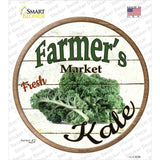 Farmers Market Kale Novelty Circle Sticker Decal Small