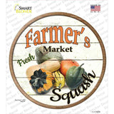 Farmers Market Squash Novelty Circle Sticker Decal Small