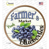 Farmers Market Blueberries Novelty Circle Sticker Decal Small