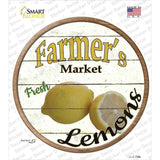 Farmers Market Lemons Novelty Circle Sticker Decal Small